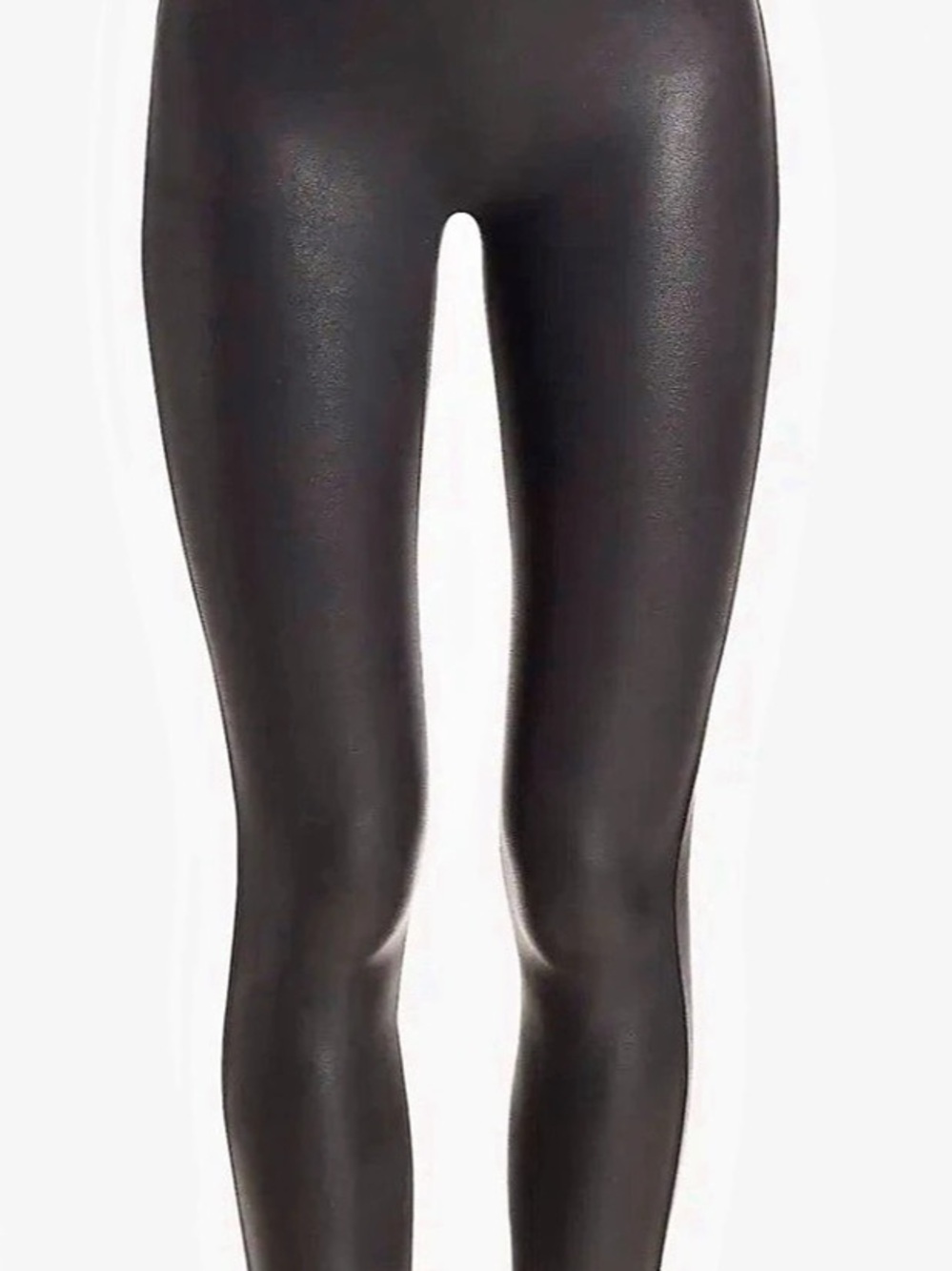 Spanx Faux Leather Leggings in Black Size Small